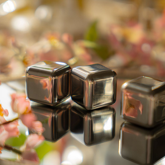 Personalized Metal Ice Cubes (Set of 8 cubes)