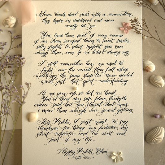 Handwritten letter