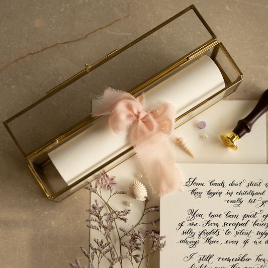 Personalized Glass Letter Box