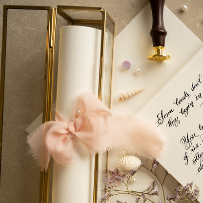 Personalized Glass Letter Box