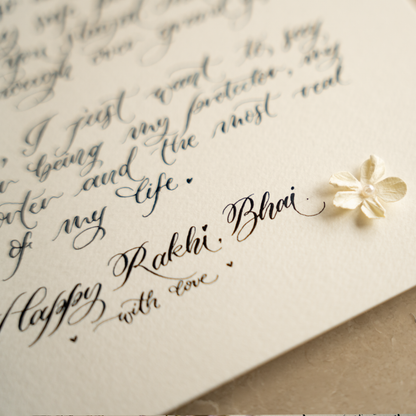 Handwritten letter